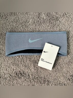 Nike Blue Fleece Headband